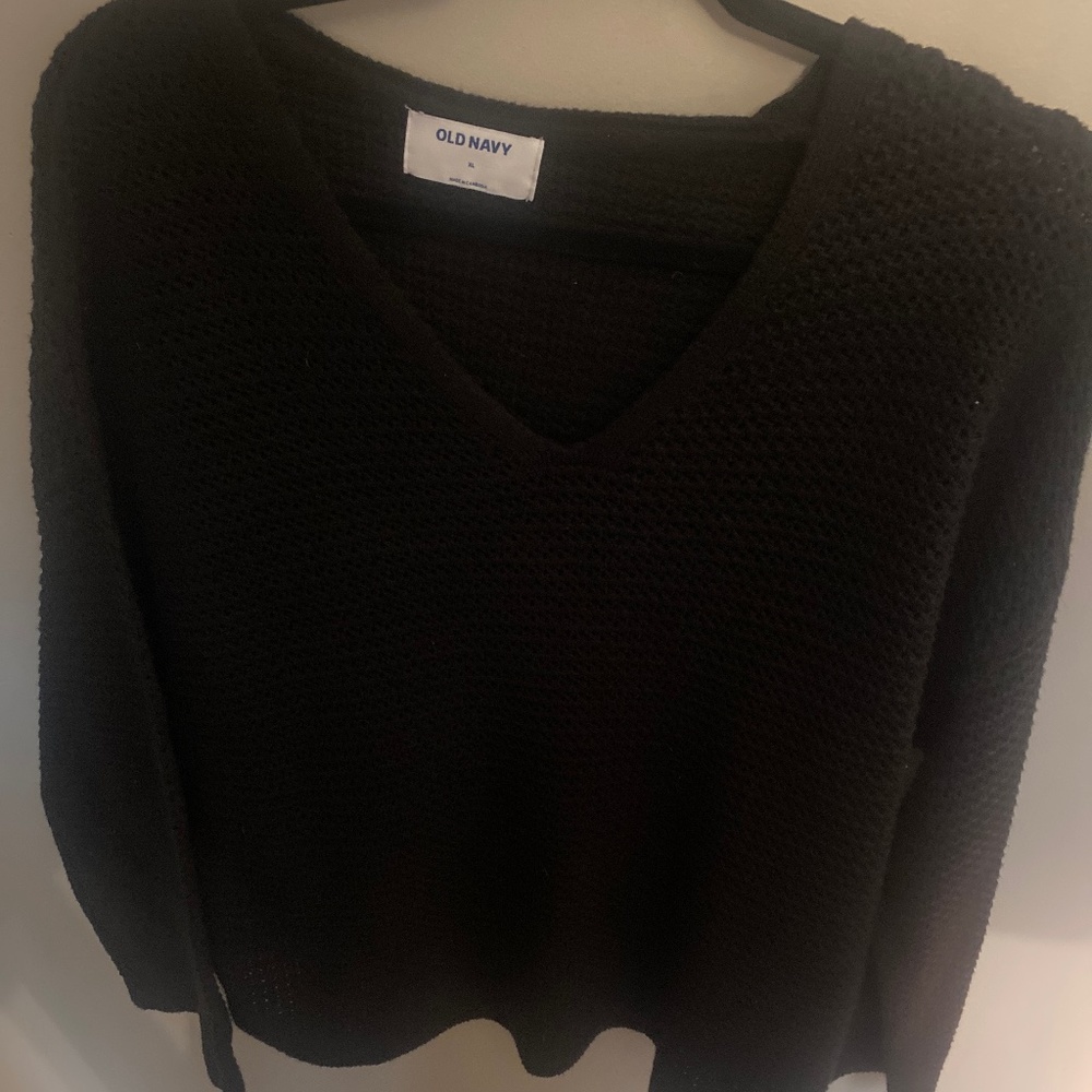 Womens black sweater
